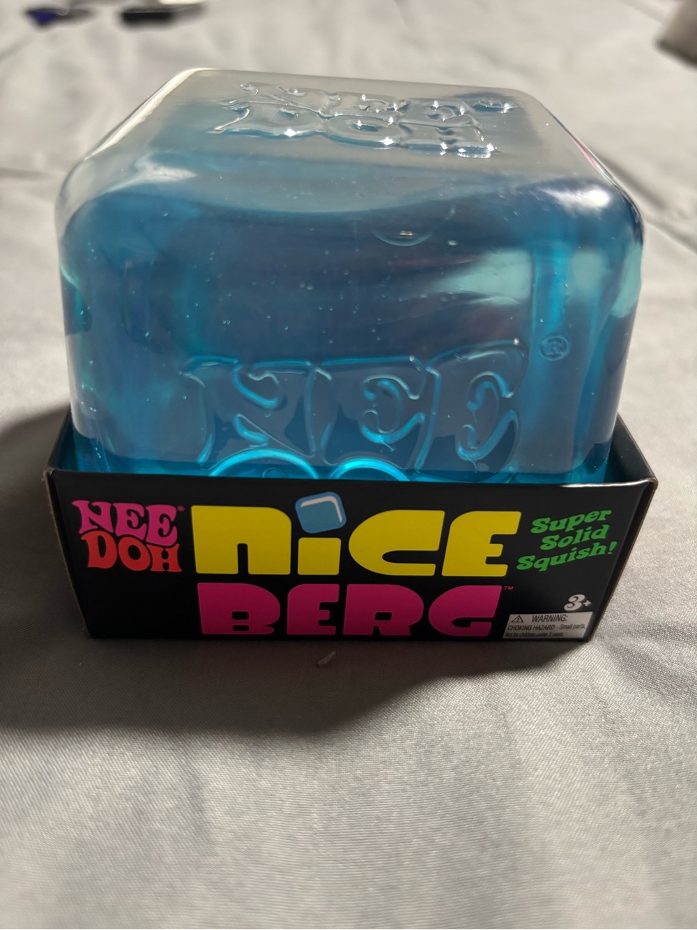 Nee Doh Nice Berg Super Solid Squish - Blue